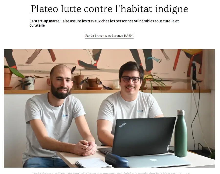 Capture du passage de Plateo dans La Provence